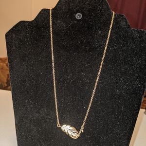 Jamby Styles Gold Leaf Necklaces